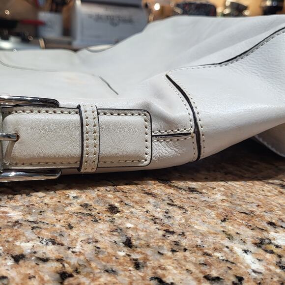 MICHAEL Michael Kors Large Cream Hobo Shoulder Bag Tote - Picture 11 of 13